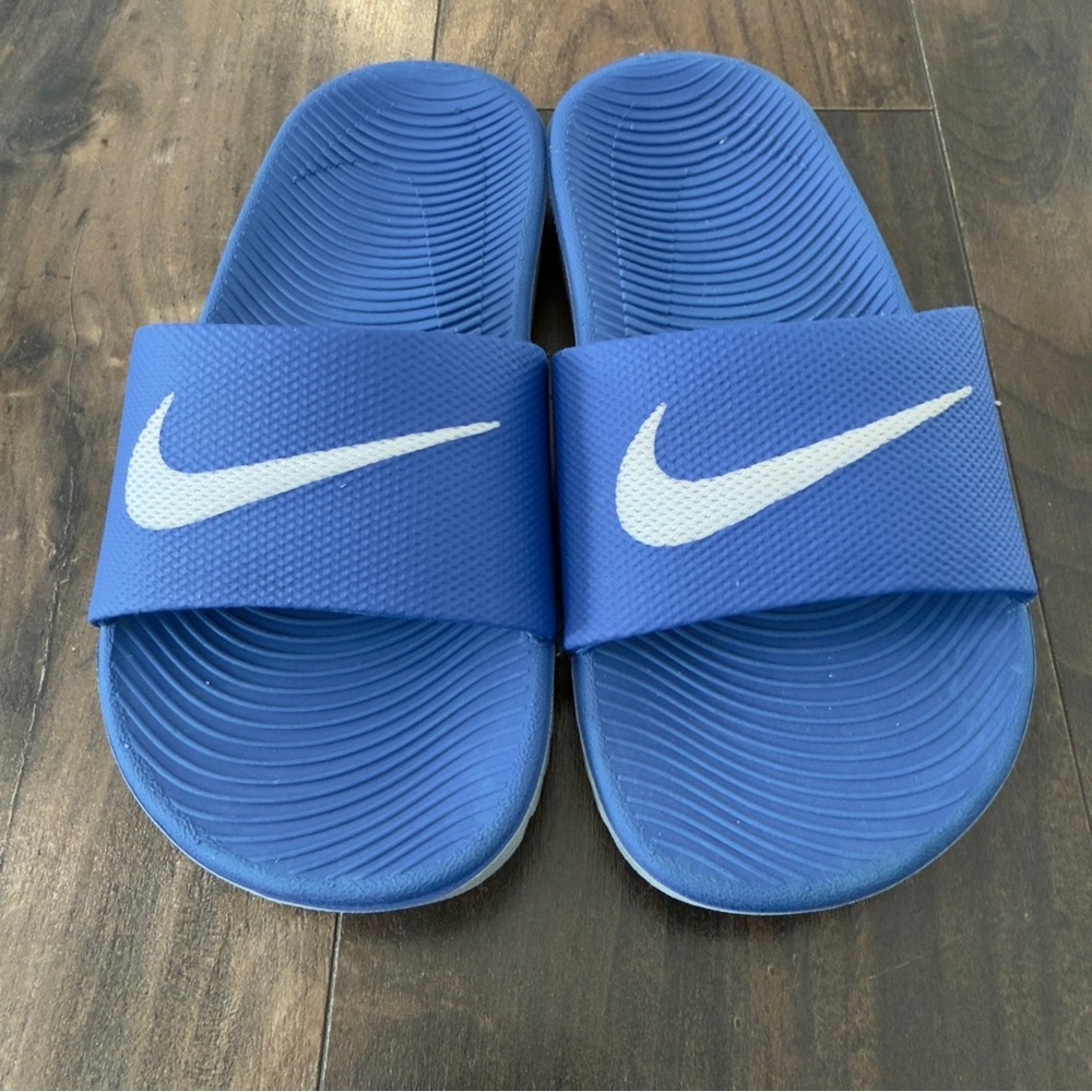 Nike Blue Slide Sandals size 12C